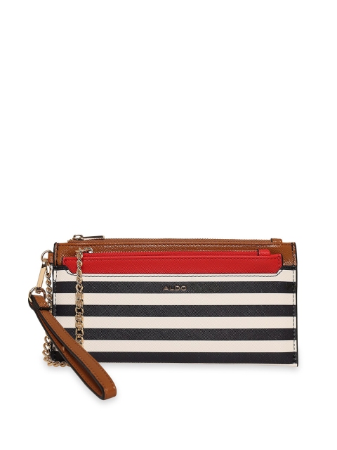 

Aldo Catharina969 Navy Blue Striped Wallet, Multi