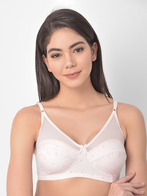 

Clovia Pink Geometric Everyday Bra-Full Coverage BR1333A2232B