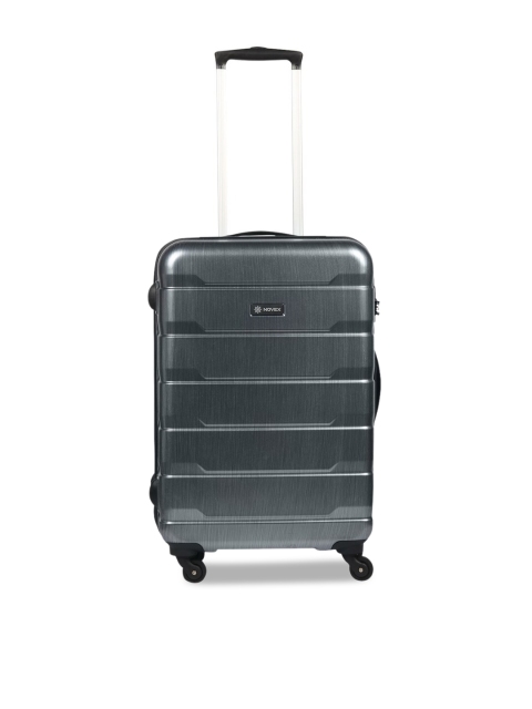 

NOVEX Charcoal Grey Textured Hard-Sided Large Dublin Trolley Suitcase