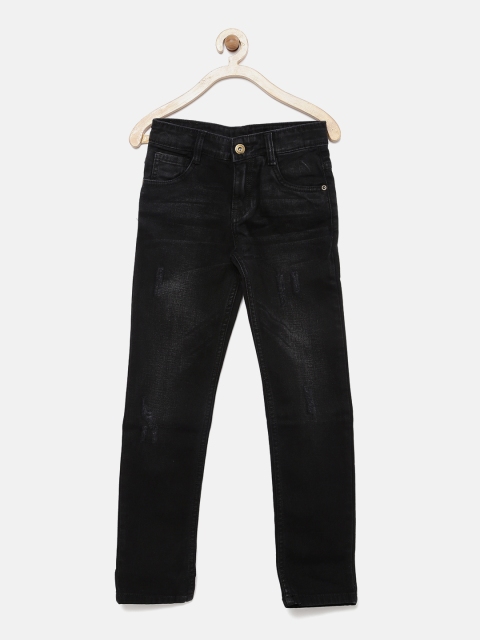 

Yellow Kite Girls Black Stretchable Jeans