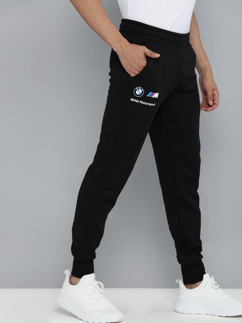 Puma Men Black BMW M Motorsport Essential Solid Joggers
