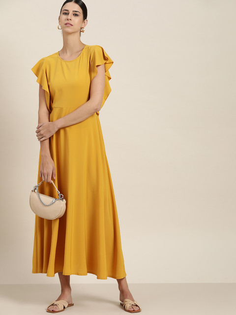 

her by invictus Yellow Maxi Dress