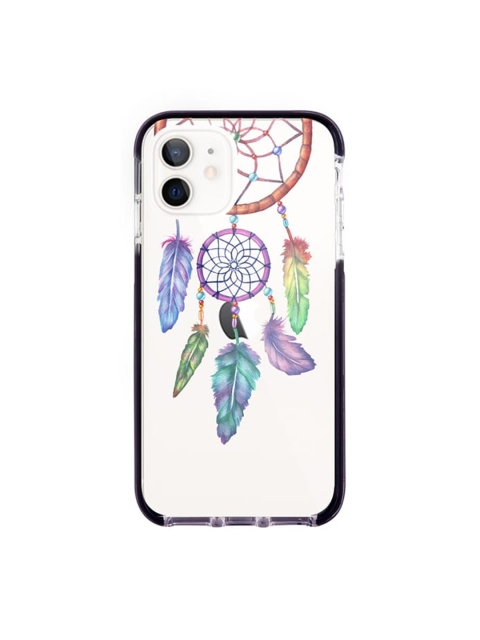 

macmerise Blue & White Dream Catcher Feathers Pattern iPhone 12 Back Case