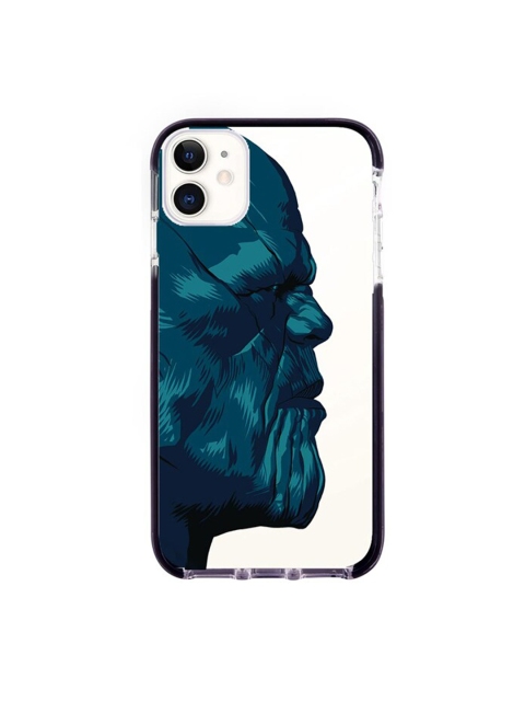 

macmerise White & Teal Blue Illuminated Thanos Printed iPhone 11 Back Case