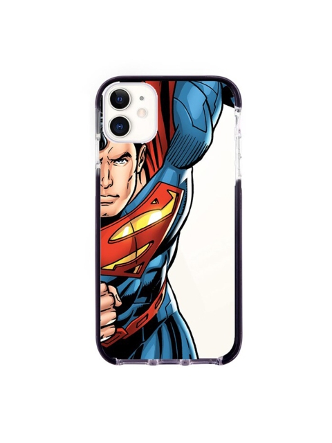 

macmerise White & Red Speed It Like Superman Printed iPhone 11 Back Case, Blue