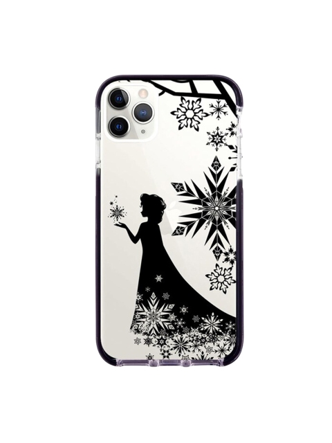 

macmerise Black & White Elsa Silhouette Printed Extreme iPhone 11 Pro Max Back Case