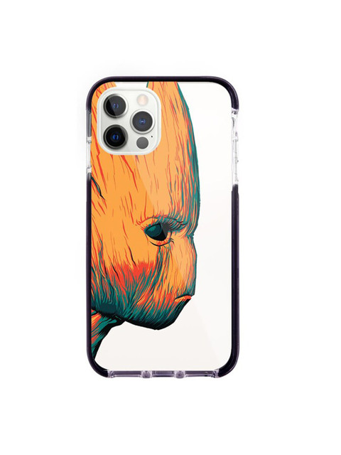 

macmerise White & Orange Illuminated Groot Printed iPhone 12 Pro Back Case