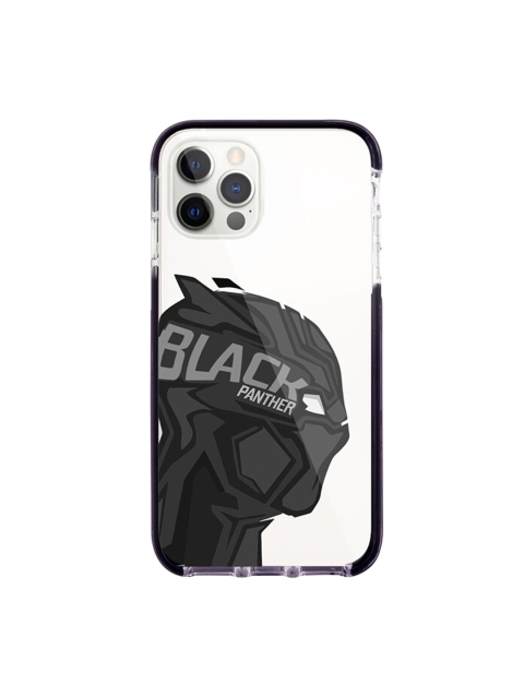 

macmerise White & Black Panther Art Printed iPhone 12 Pro Extreme Back Case