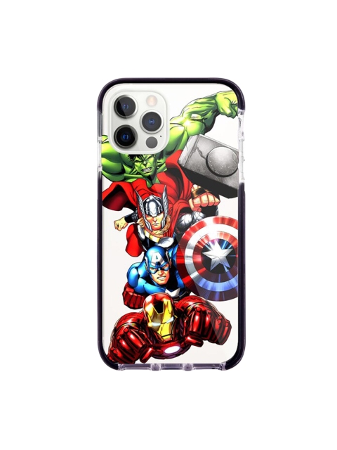 

macmerise White & Red Avengers Fury Printed Extreme iPhone 12 Pro Back Case