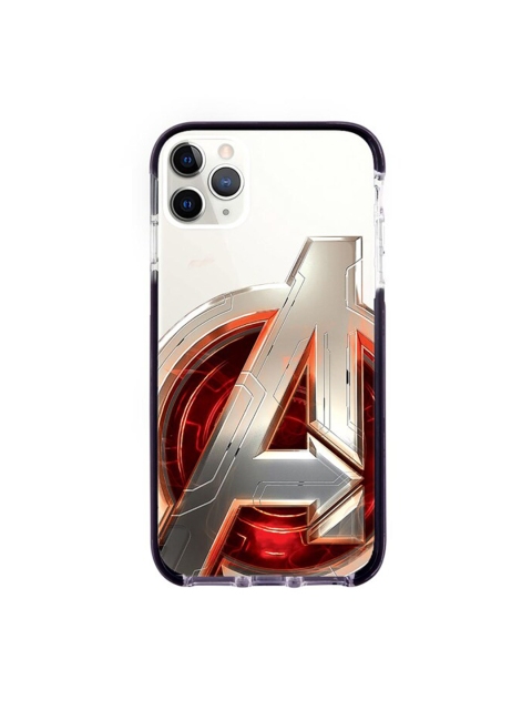 

macmerise White & Red Avengers Version 2 Printed iPhone 11 Pro Max Back Case