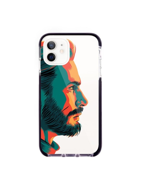 

macmerise White & Orange Illuminated Captain America Printed iPhone 12 Pro Max Back Case