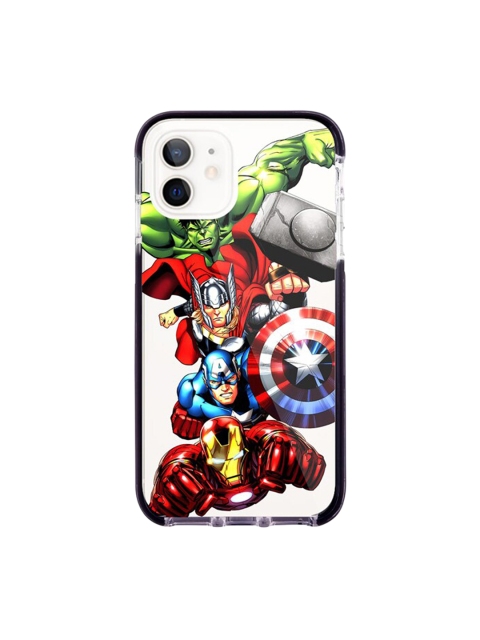 

macmerise White & Red Avengers Fury Printed iPhone 12 Extreme Back Case