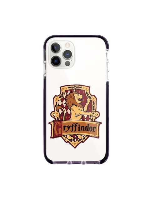 

macmerise White & Brown Crest Gryffindor Printed Rubber iPhone 12 Pro Back Case