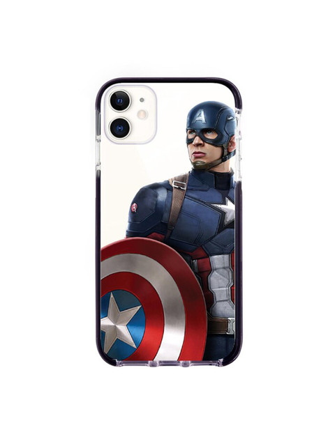 

macmerise White & Blue Team Blue Captain Printed Rubber iPhone 11 Back Case