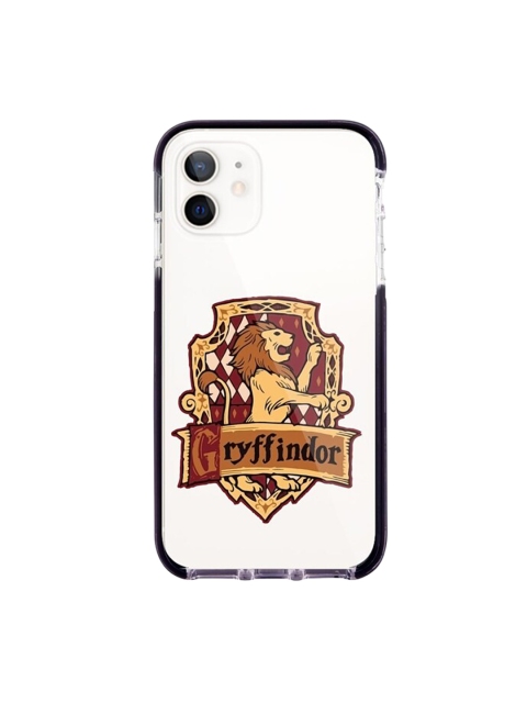 

macmerise White & Brown Crest Gryffindor Printed Rubber iPhone 12 Back Case
