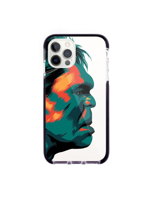 

macmerise White & Green Illuminated Hulk Printed Rubber iPhone 12 Pro Back Case