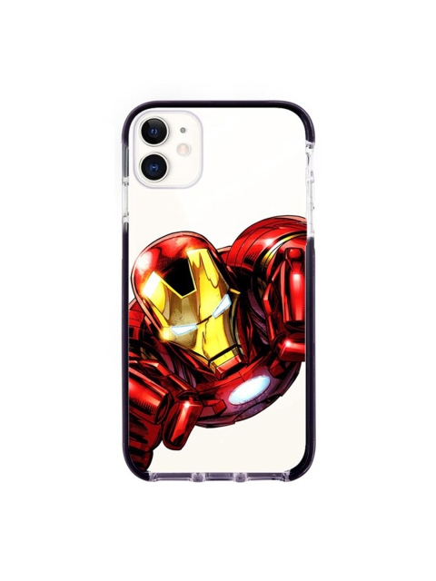 

macmerise White & Red Ironvenger Printed Rubber iPhone 11 Back Case