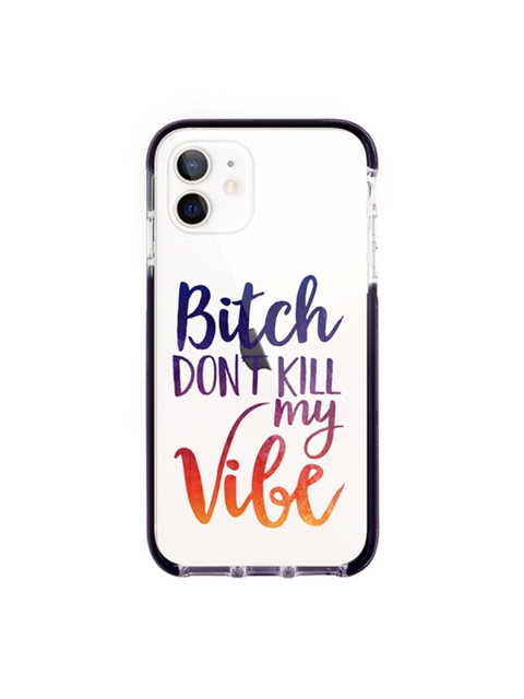 

macmerise White & Blue Typography Printed Rubber iPhone 12 Pro Max Back Case