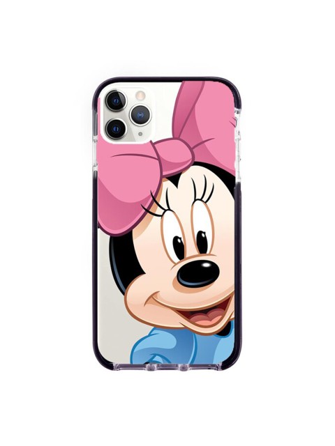 

macmerise Pink & White Zoom Up Minnie Printed Extreme iPhone 11 Pro Back Case