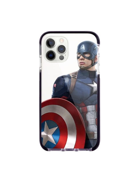 

macmerise White & Blue Team Blue Captain Printed iPhone 12 Pro Back Case