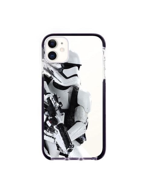 

macmerise White & Black Storm Trooper Printed iPhone 11 Back Case