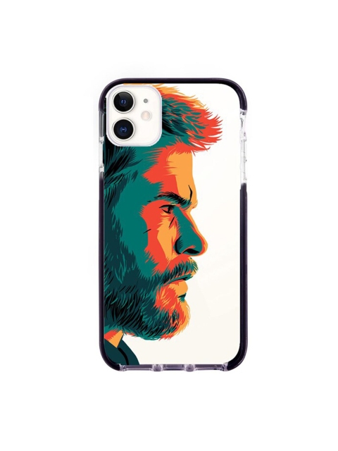

macmerise White & Orange Illuminated Thor Printed Rubber iPhone 11 Back Case