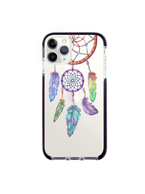 

macmerise White & Purple Dream Catcher Feathers Printed Rubber iPhone 11 Pro Back Case