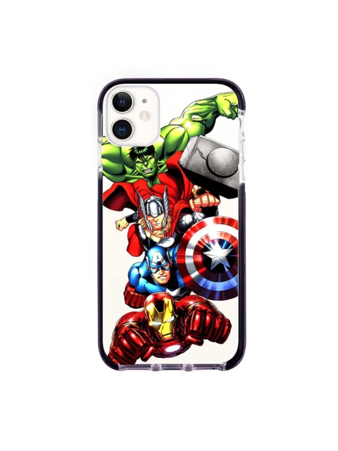 

macmerise White & Red Avengers Fury Printed iPhone 11 Back Case