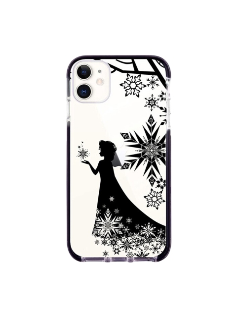 

macmerise White & Black Elsa Silhouette Pattern iPhone 11 Back Case