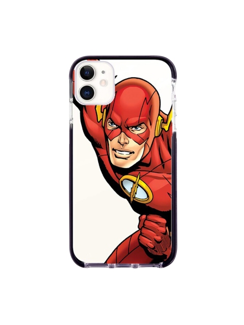 

macmerise White & Red Fierce Flash Printed Rubber iPhone 11 Back Case