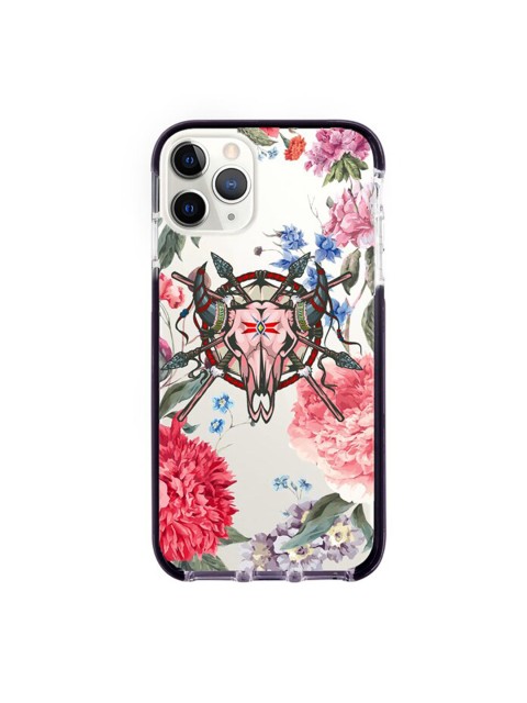

macmerise Multicoloured Floral Symmetry Printed iPhone 11 Pro Back Case, Multi