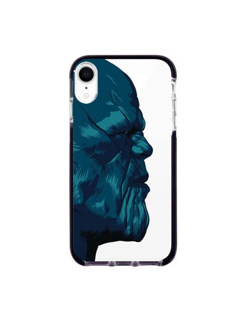 

macmerise White & Teal-Green Illuminated Thanos Printed Extreme iPhone XR Back Case