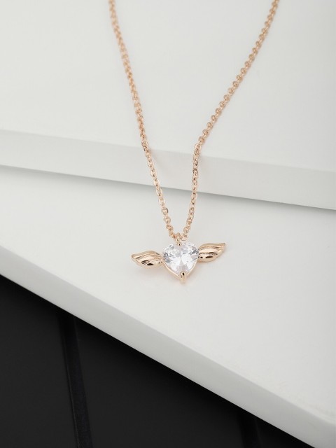 

Carlton London Rose Gold-Plated Necklace