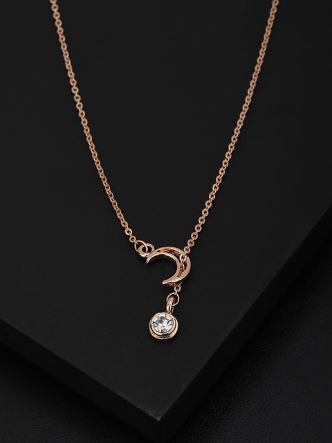 

Carlton London Rose-Gold Plated Necklace