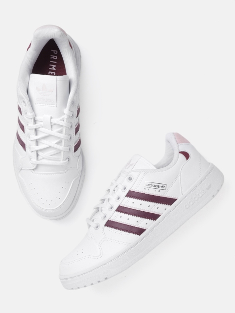 

ADIDAS Originals Women White Solid NY 90 Stripes Sneakers