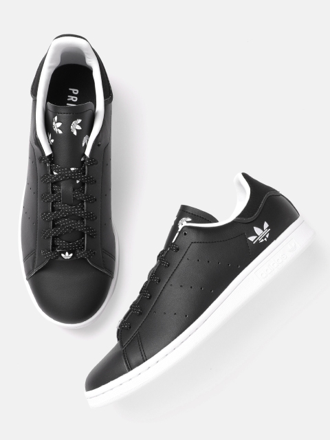 

ADIDAS Originals Men Black Stan Smith Solid Primegreen Sustainable Sneakers