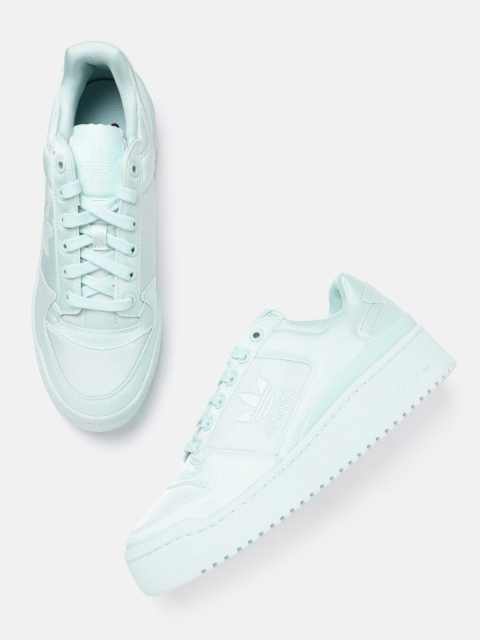 

ADIDAS Originals Women Mint Green Solid Satin Forum Bold Sustainable Sneakers
