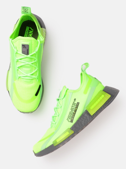 

ADIDAS Originals Men Green Woven Design NMD_R1 Spectoo Sneakers