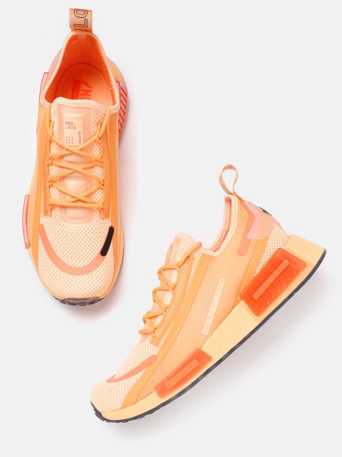 

ADIDAS Originals Women Orange Woven Design NMD_R1 Spectoo Sneakers