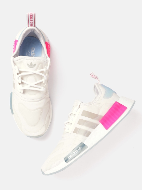 

ADIDAS Originals Women Off-White NMD_R1 Solid Sustainable Sneakers