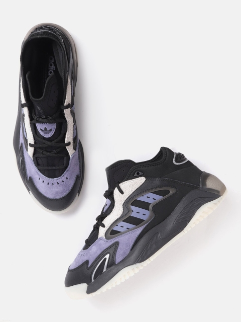 

ADIDAS Originals Men Purple & Black Streetball II Sneakers