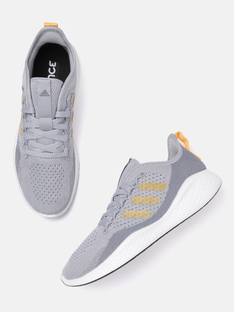 

ADIDAS Men Grey Woven Design Fluidflow 2.0 Running Shoes