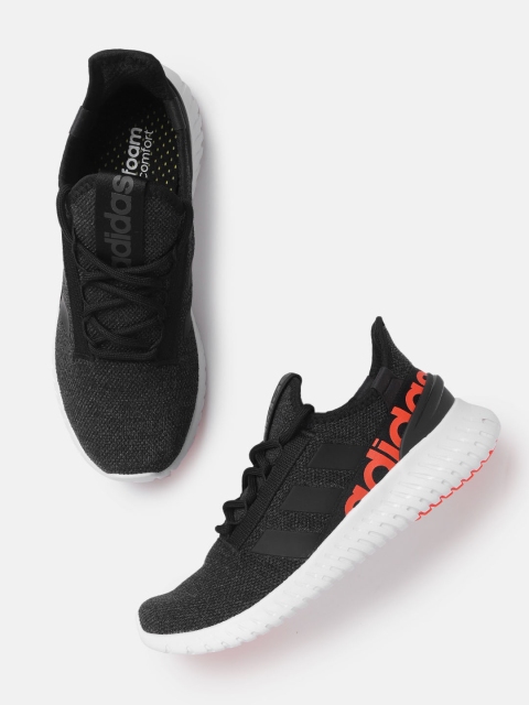 

ADIDAS Men Black Woven Design Kaptir 2.0 Sustainable Running Shoes