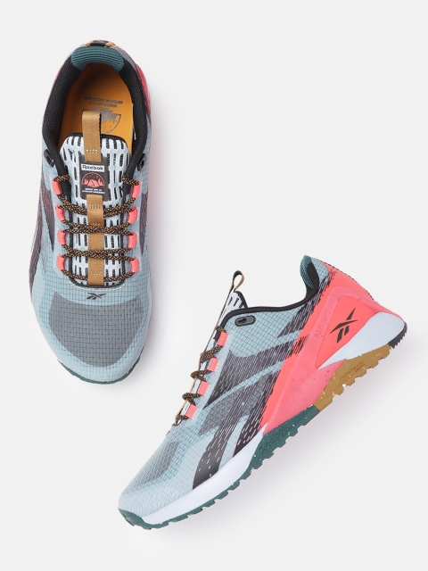 

Reebok Men Blue & Grey Woven Design Nano X1 Adventure Training Shoes