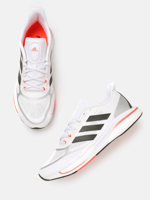 

ADIDAS Men White Woven Design Sustainable Supernova + Sustainable Running Shoes