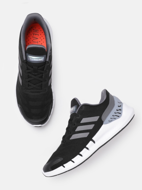 

ADIDAS Unisex Black & Grey Woven Design Climacool Ventania Running Shoes