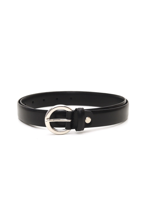 

Da Milano Women Black Solid Leather Belt
