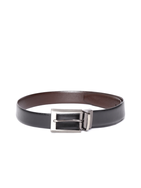 

Park Avenue Men Black & Brown Textured Reversible Leather Formal Belt