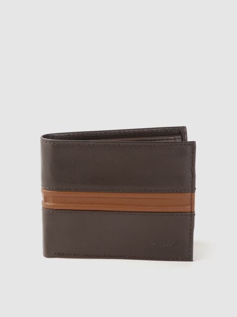 

Park Avenue Men Coffee Brown Two Fold Wallet