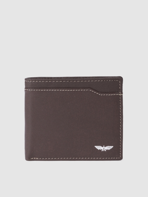 

Park Avenue Men Brown Leather Two Fold Wallet